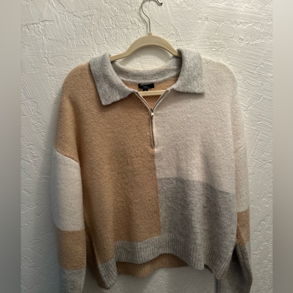 Women's MM Quarter-zip Sweater